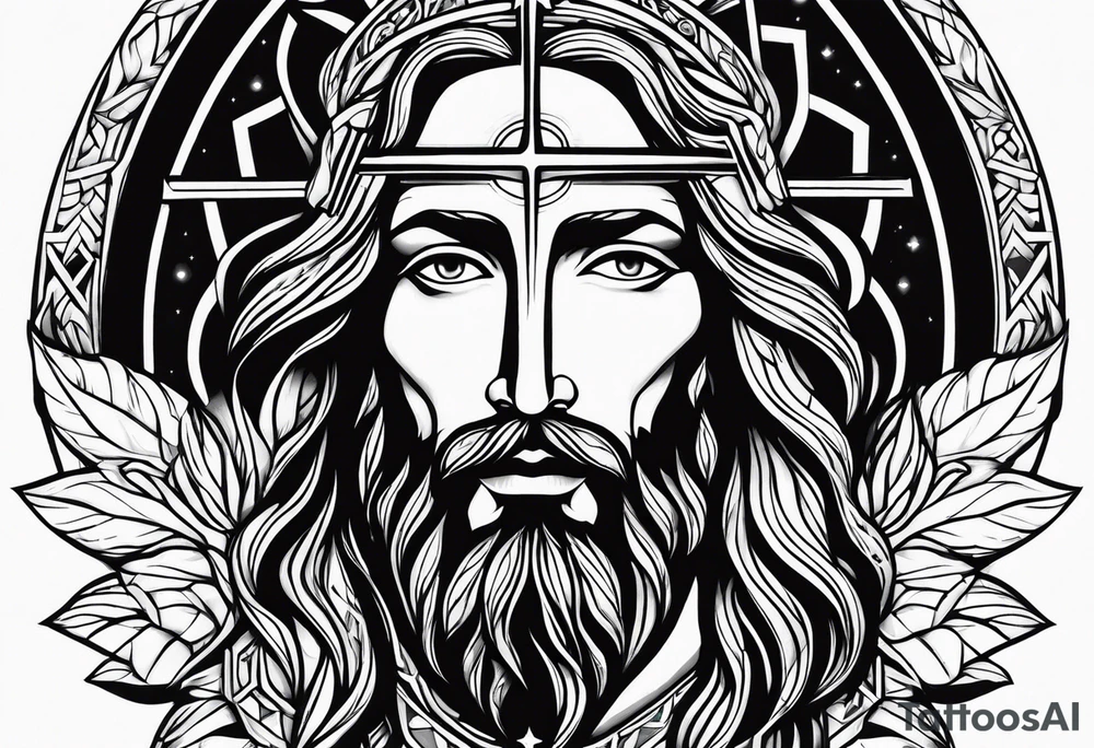 Jesus and bibical things tattoo idea