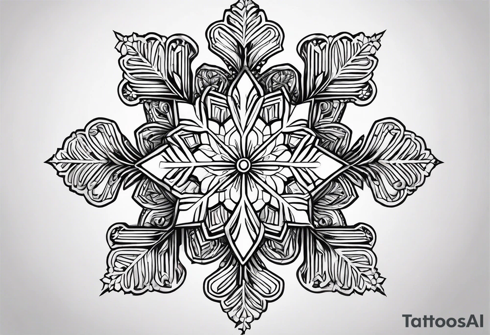 Snowflakes, small tattoo idea