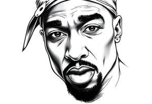 2 pac tattoo idea