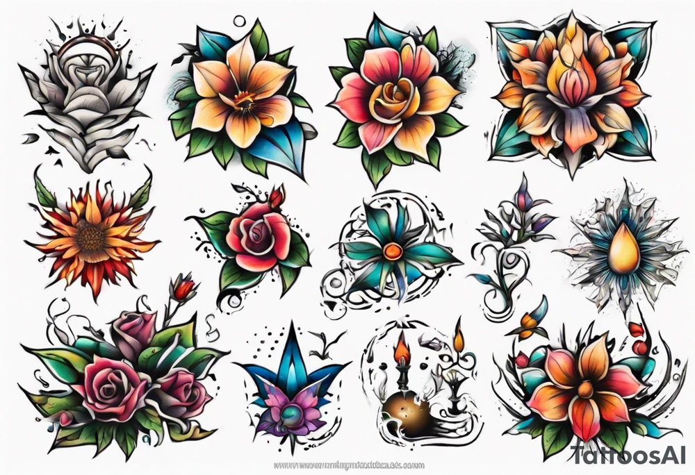 garden tattoo idea