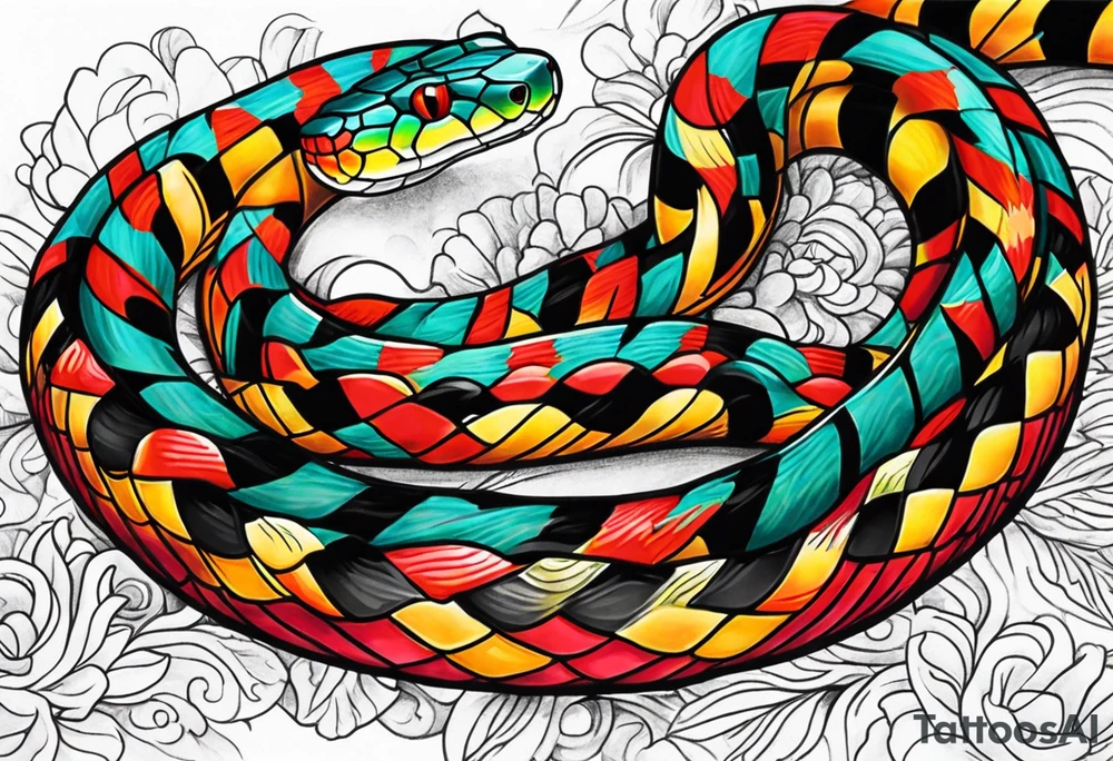 Coral snake tattoo tattoo idea