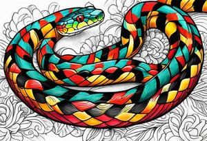 Coral snake tattoo tattoo idea