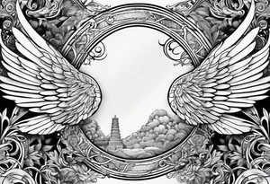 DNA helix 
leaf
cloud
angel wing tattoo idea
