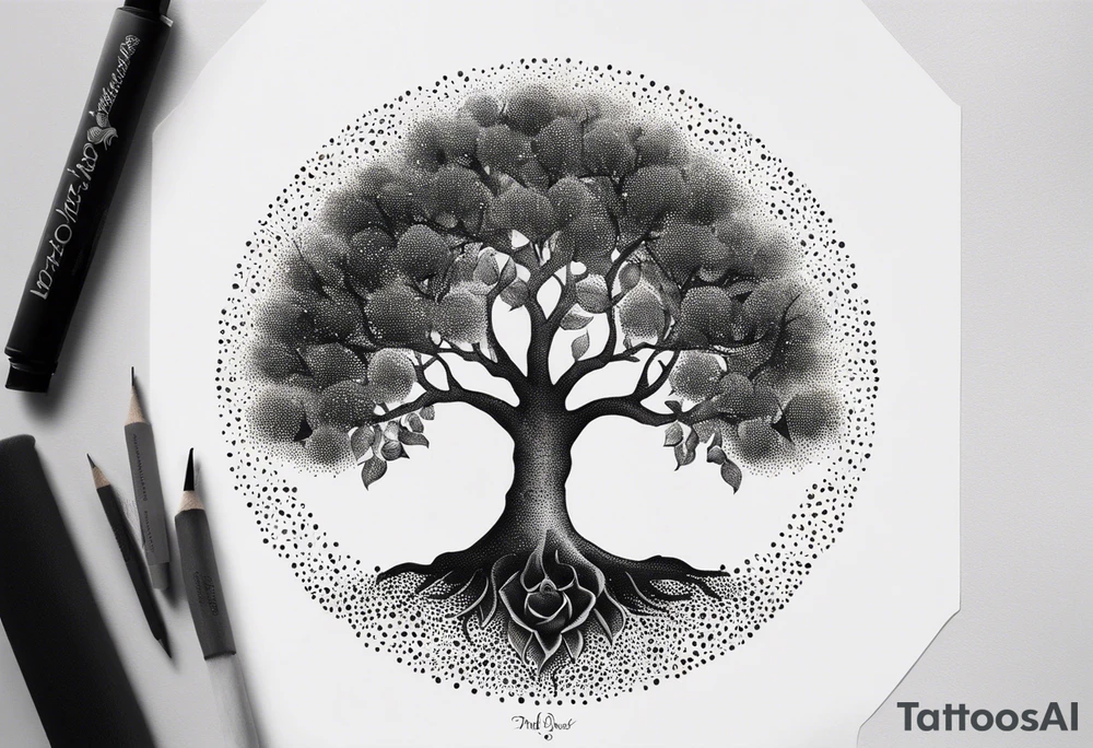 tree of life tattoo idea