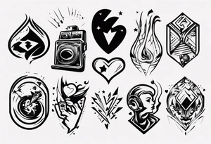 Love, introvert, gaming tattoo idea