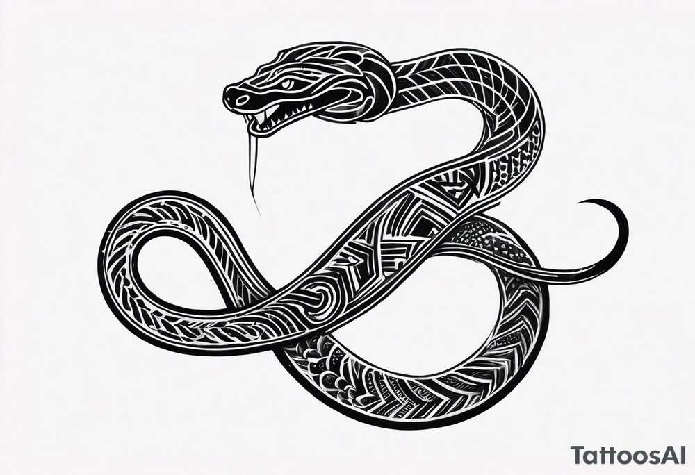 serpent tattoo idea