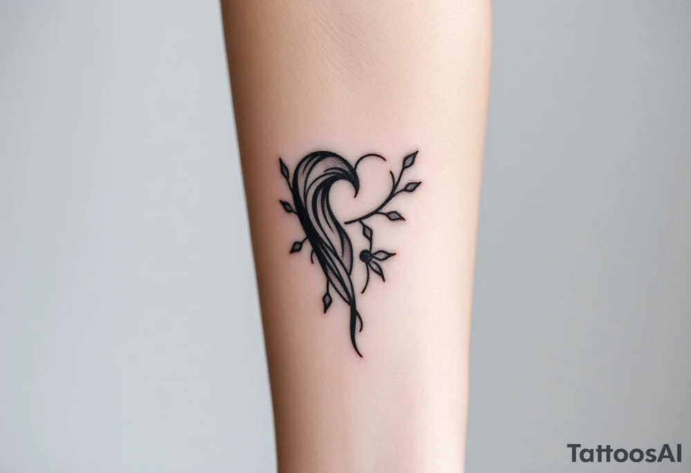 Ripped soul drowned in sorrow because of who they became tattoo idea