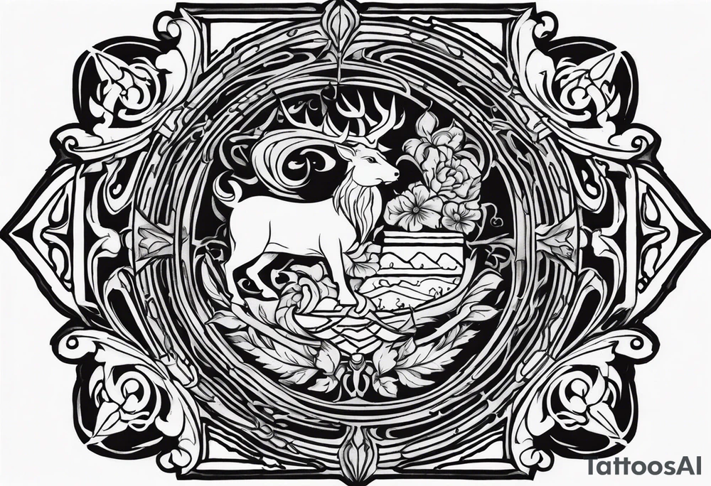 scottish crest tattoo idea