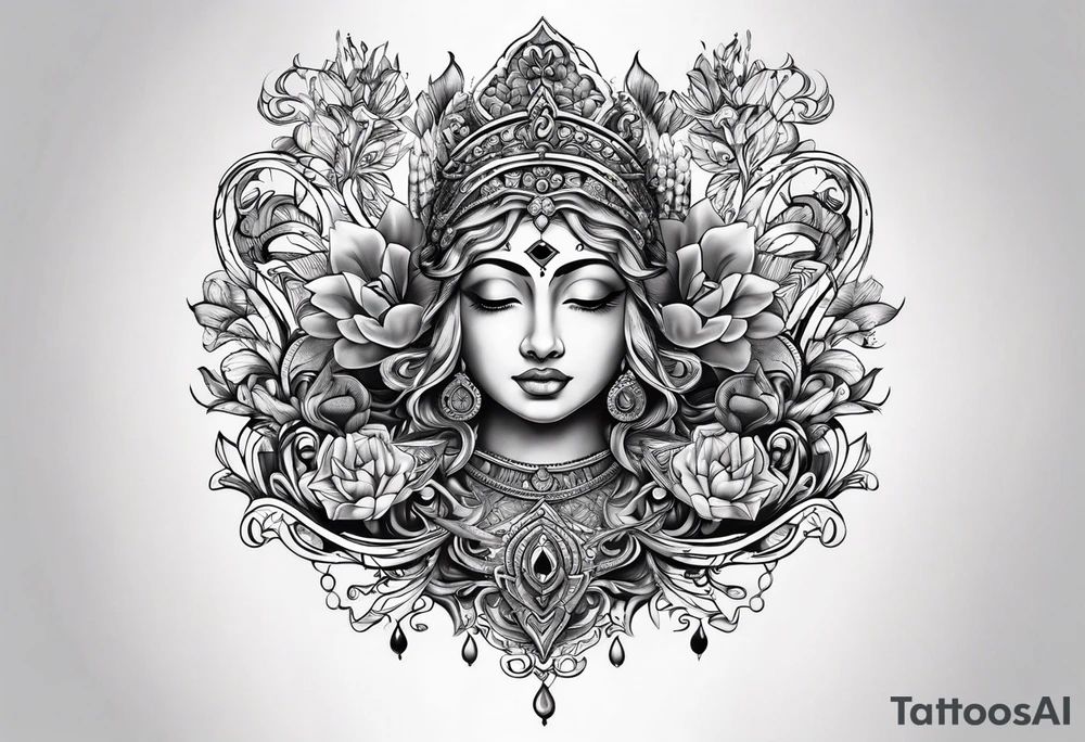 God is love tattoo idea