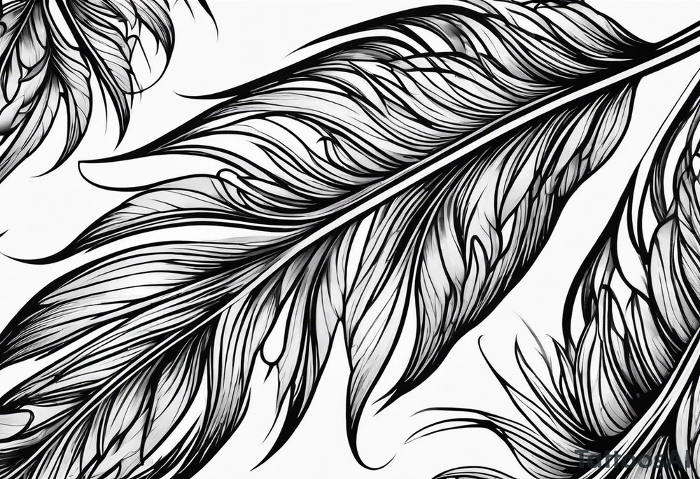 Feather tattoo idea