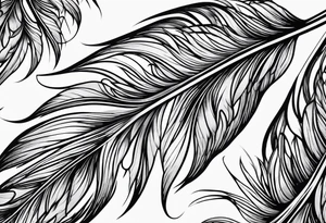 Feather tattoo idea