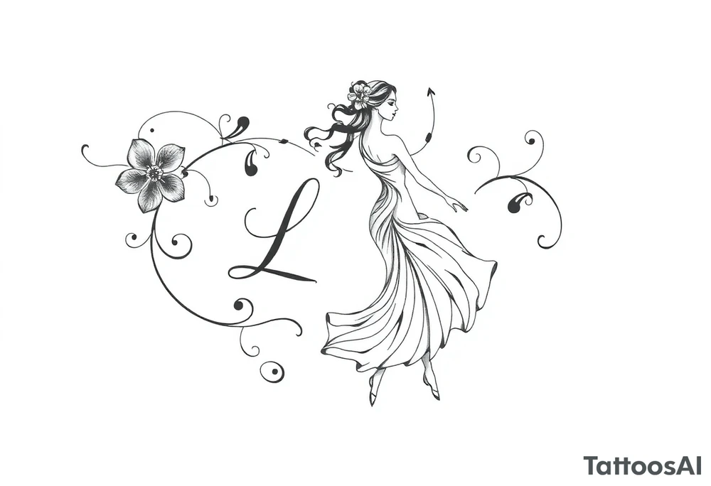 A dedication tattoo for my mom who passed away from cancer in October 2024. I always called her ‘Lady’. Incorporate salsa music and dancing. Her name was Yvette. tattoo idea