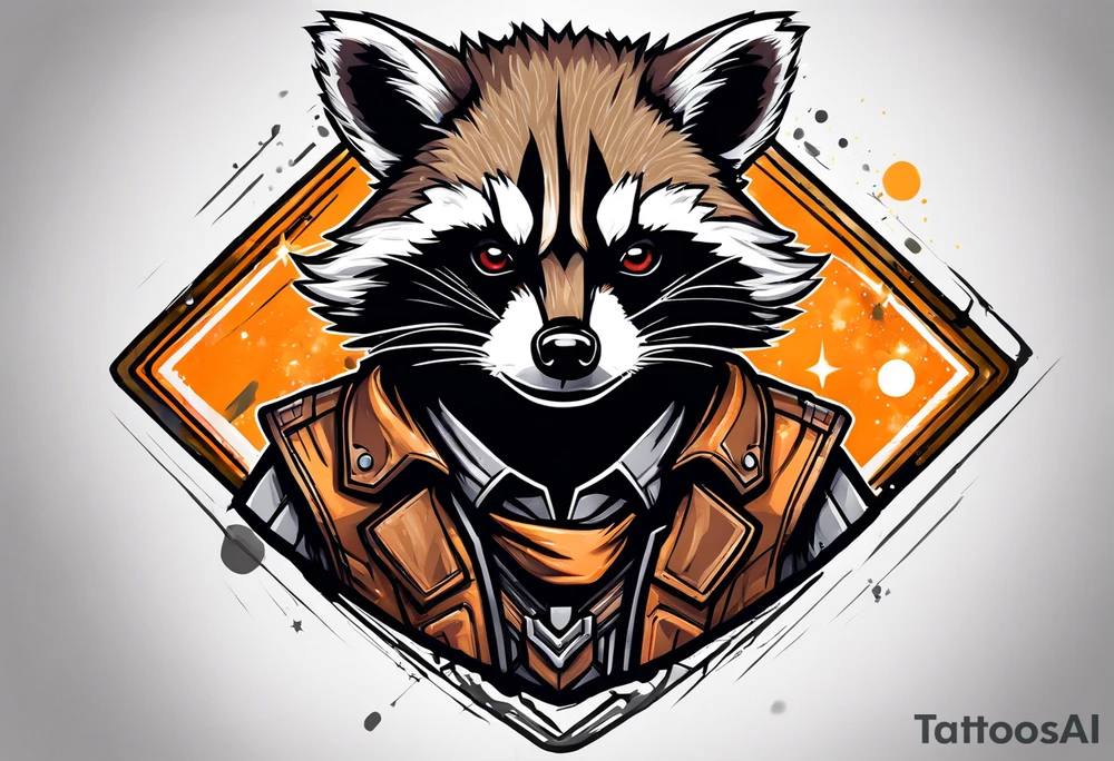 Rocket raccoon tattoo idea