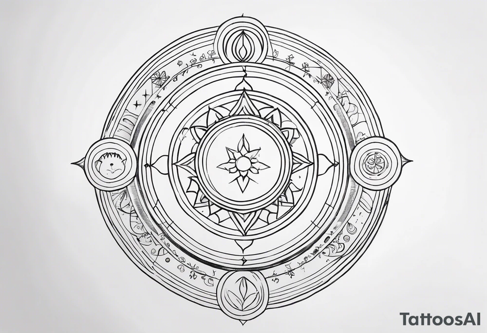vedic astrology tattoo idea