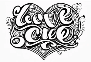 LOVE 
SHAWNIE tattoo idea