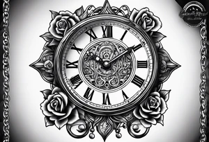 watch chain tattoo idea