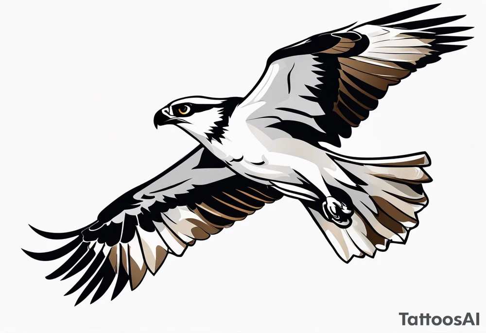 osprey taking off tattoo idea