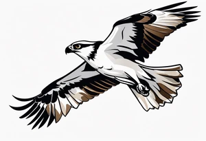 osprey taking off tattoo idea