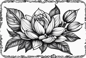 Seed pods tattoo idea