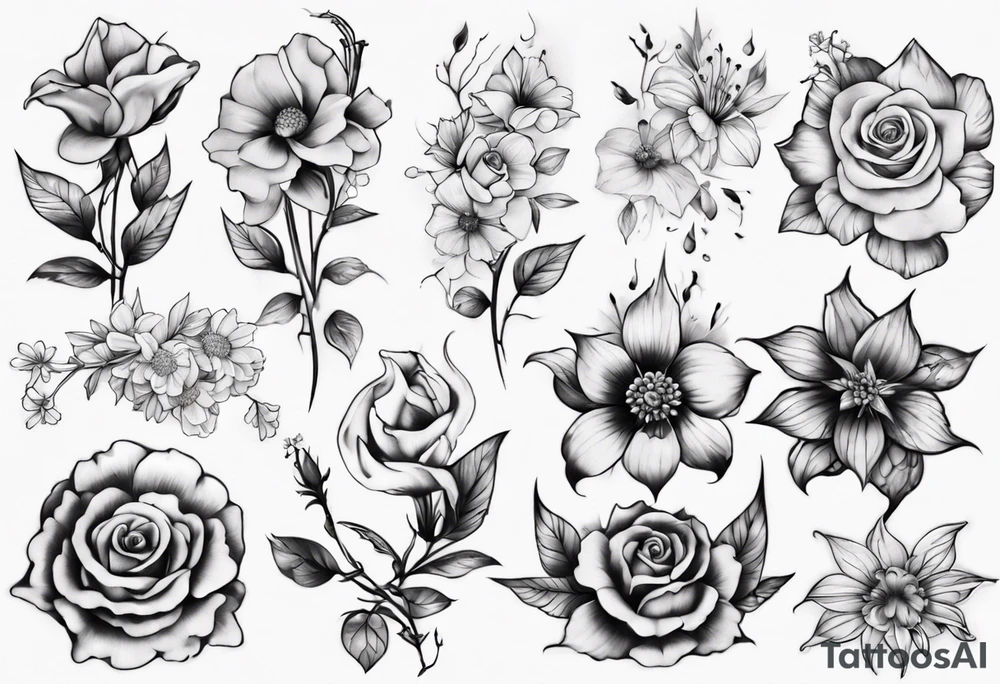 Flowers tattoos tattoo idea