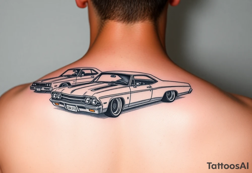 Lowrider cars tattoo idea