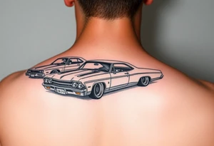Lowrider cars tattoo idea