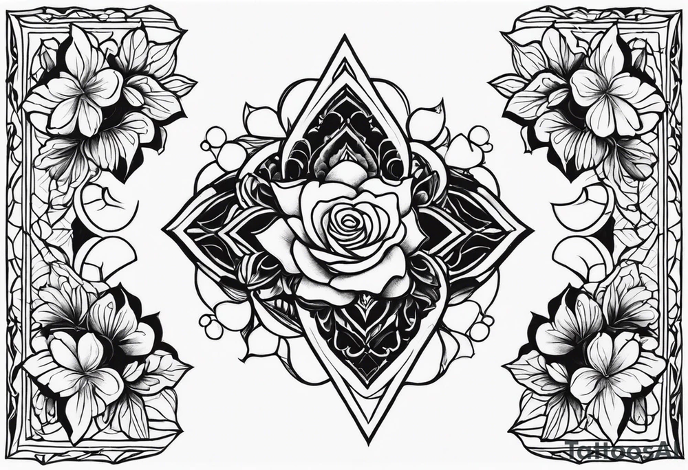 Duas rosas para homem tattoo idea