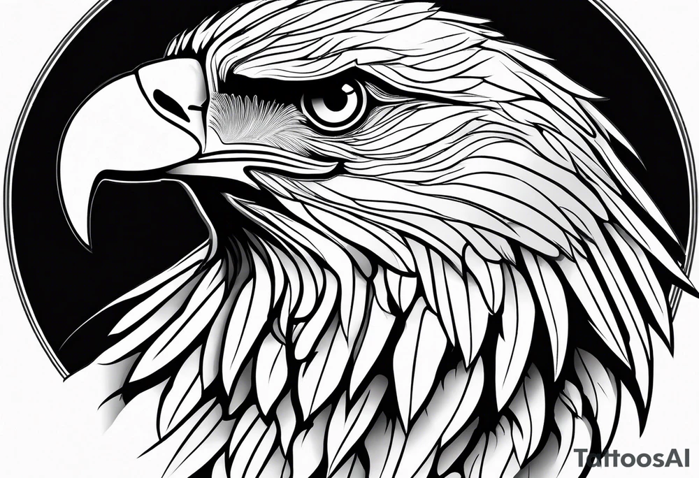 An eagle tattoo idea