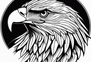 An eagle tattoo idea