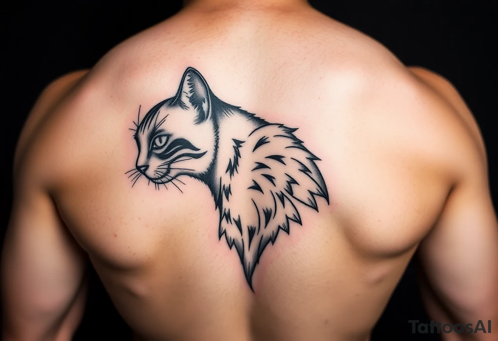Black Cat tattoo idea
