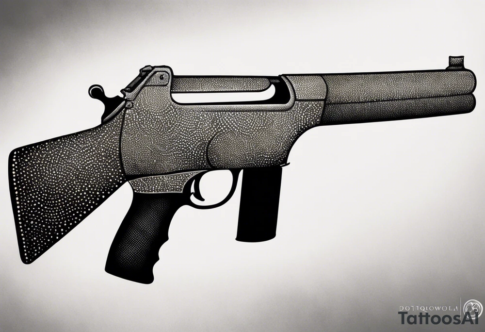 Anonymous with shotgun tattoo idea