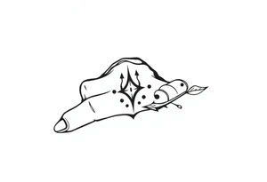 finger tattoo on the finger tattoo idea