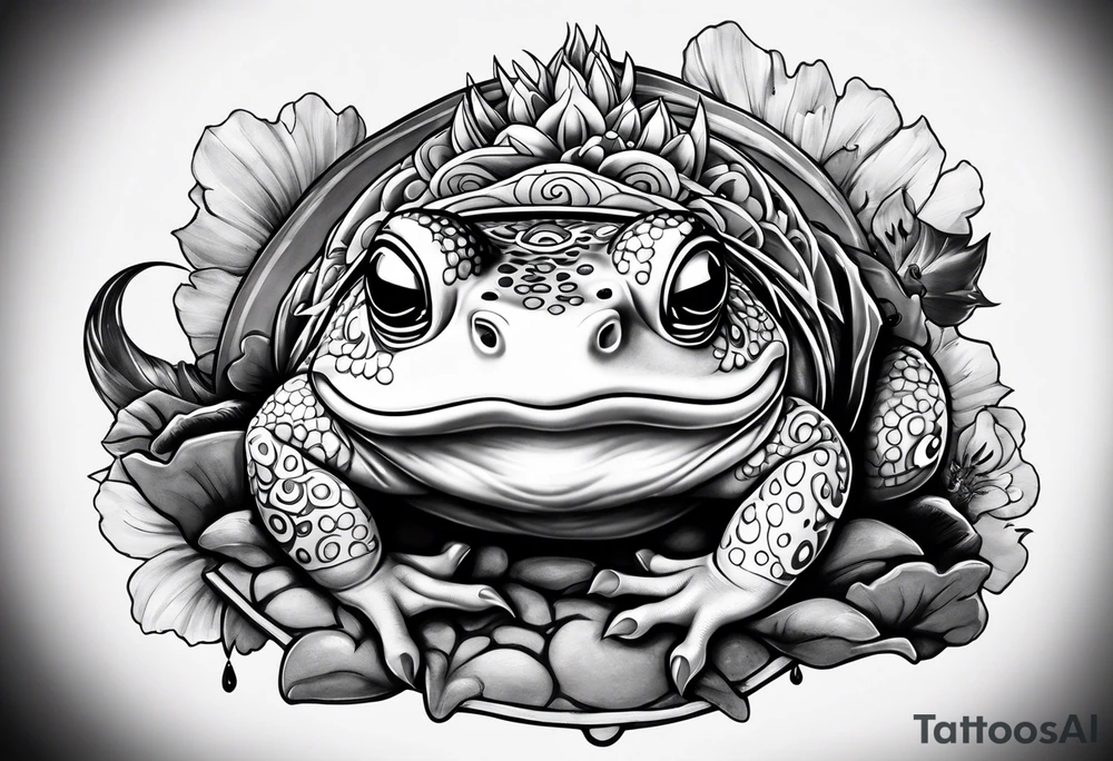 Jiraiya Naruto Gamakichi toad tattoo idea