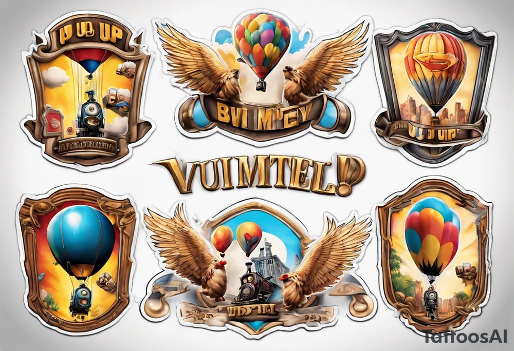 up! movie tattoo idea