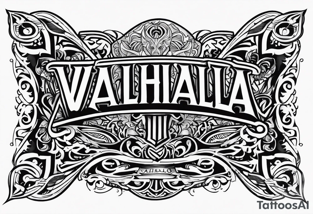 Valhalla tattoo idea
