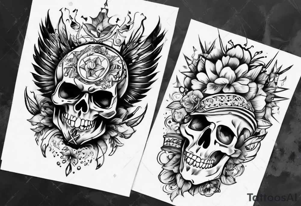 На всю руку tattoo idea