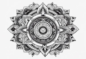 symbol of shamanism endless love tattoo idea