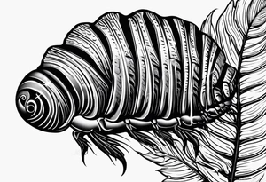 Trilobite fern tattoo idea