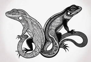 lizards tattoo idea