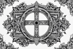 orthodox CROSS tattoo idea