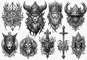 Wizardry, Weapons, Fantasy tattoo idea