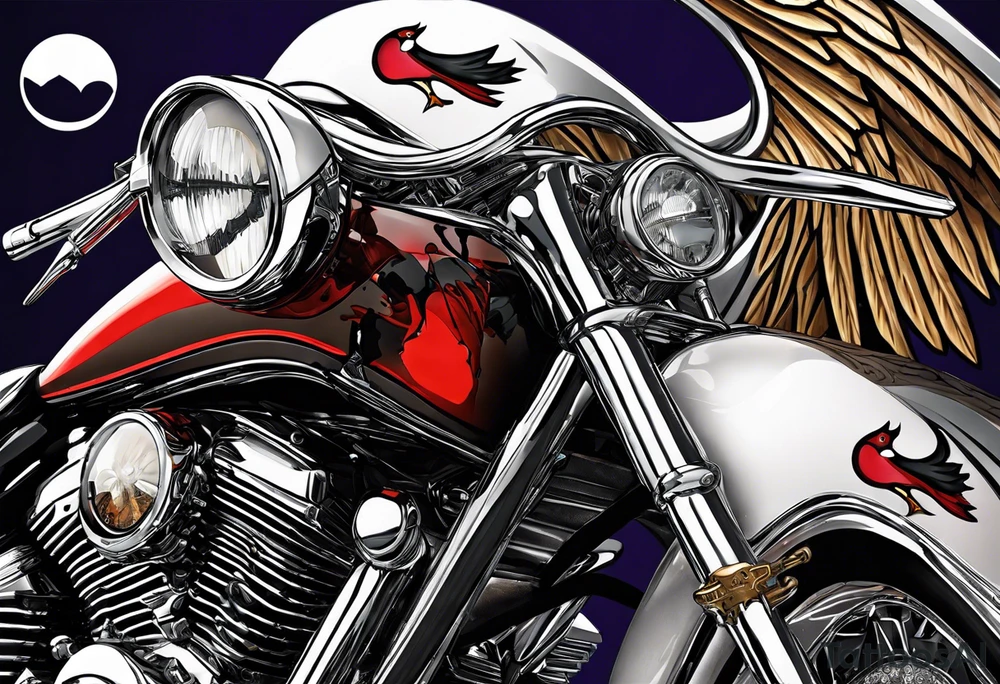 Waymakers Motorcycle Ministry with cross and a dove tattoo idea