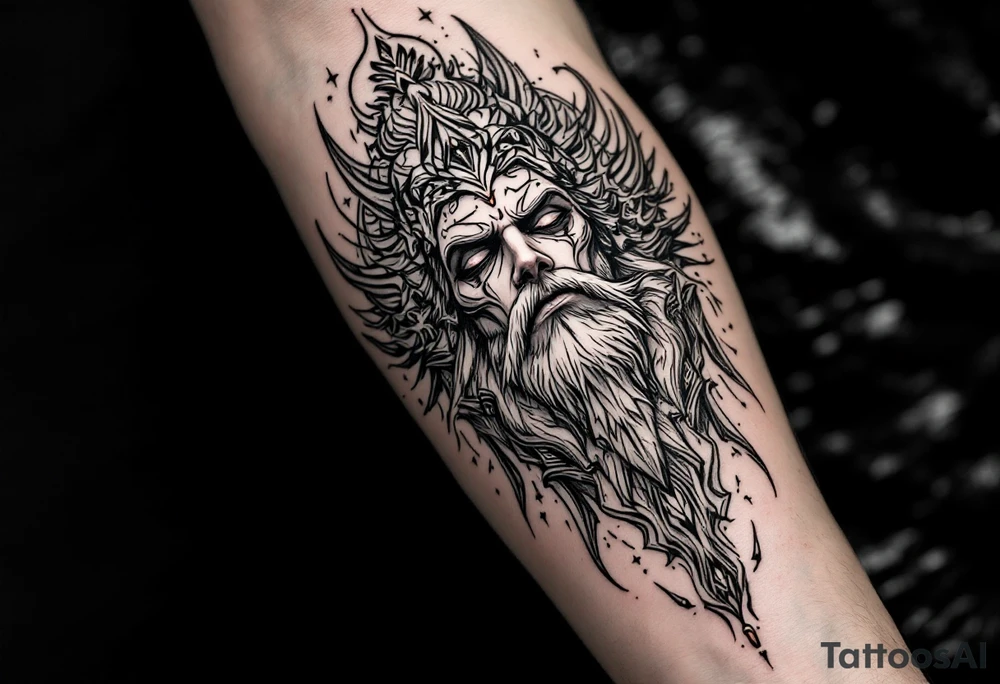 dmt deity tattoo idea