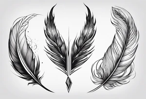 Lumos Phoenix feather tattoo idea
