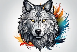 Lobo wolf for a male tattoo tattoo idea