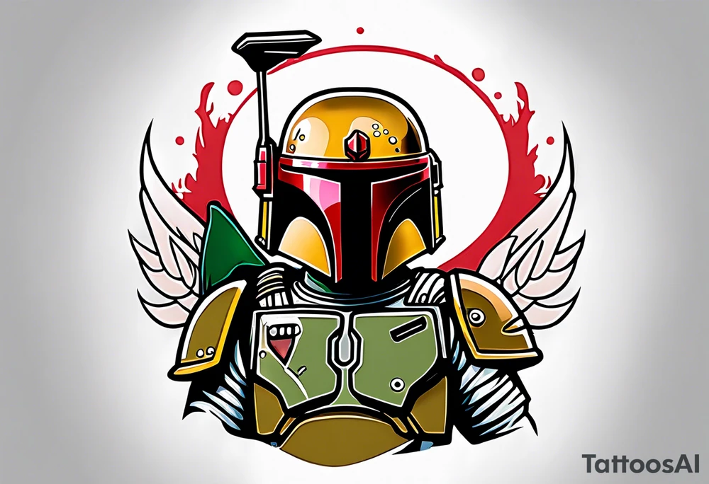 Boba Fett the fritz puppy tattoo idea