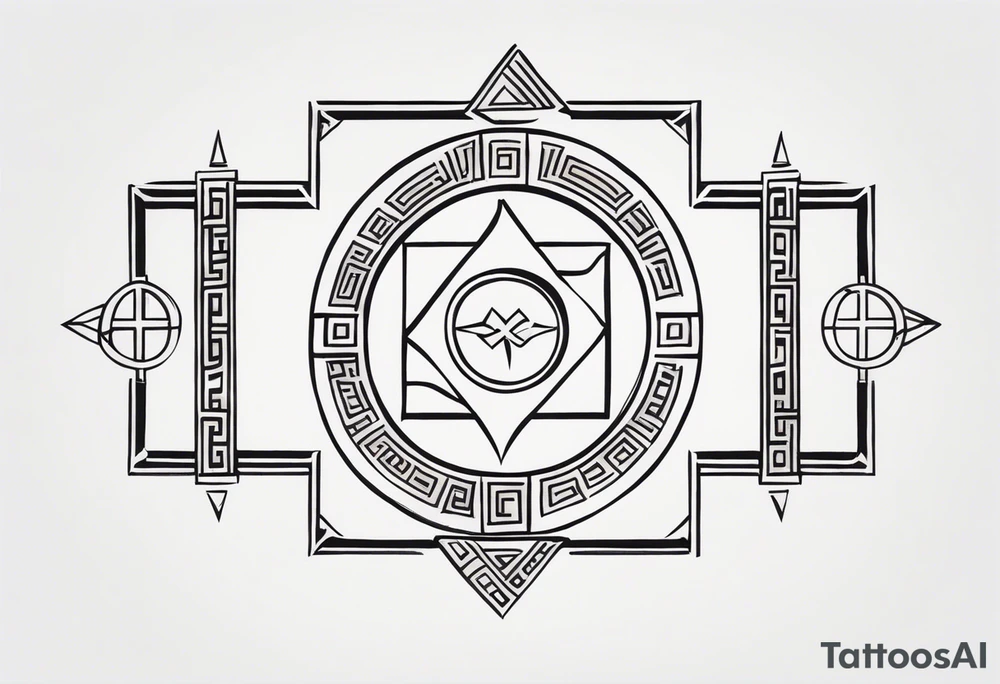 Ancient greek symbol tattoo tattoo idea