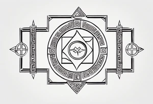 Ancient greek symbol tattoo tattoo idea