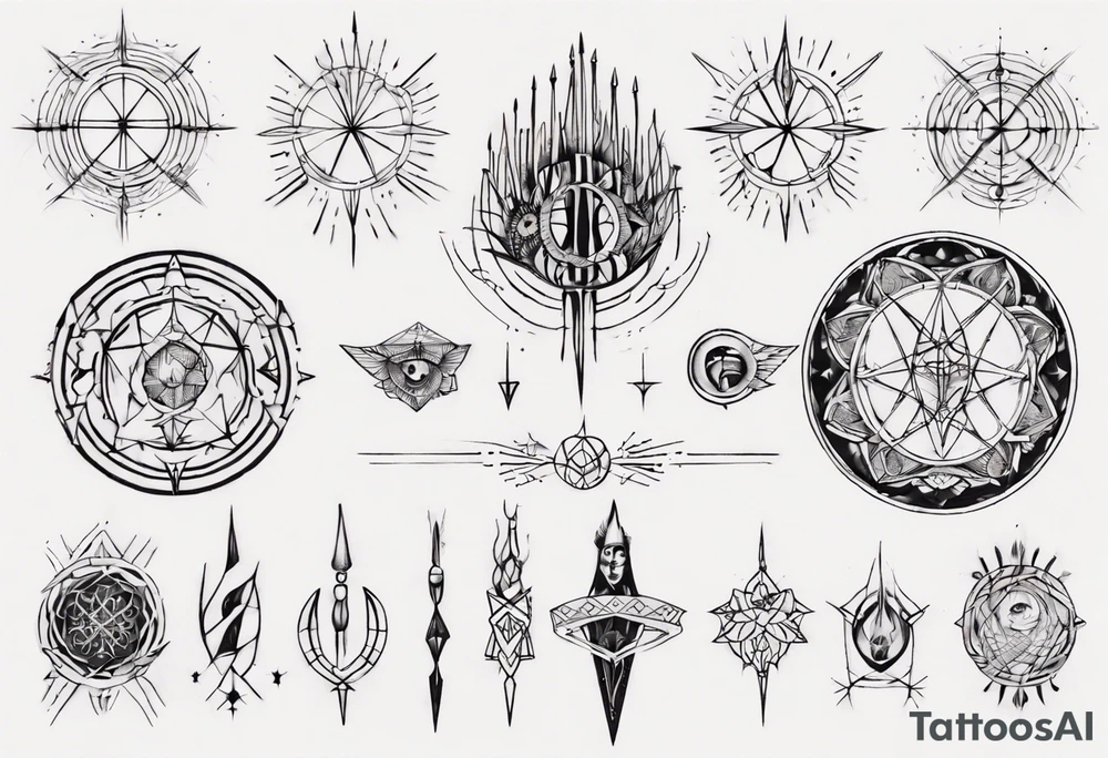 The Awen tattoo idea