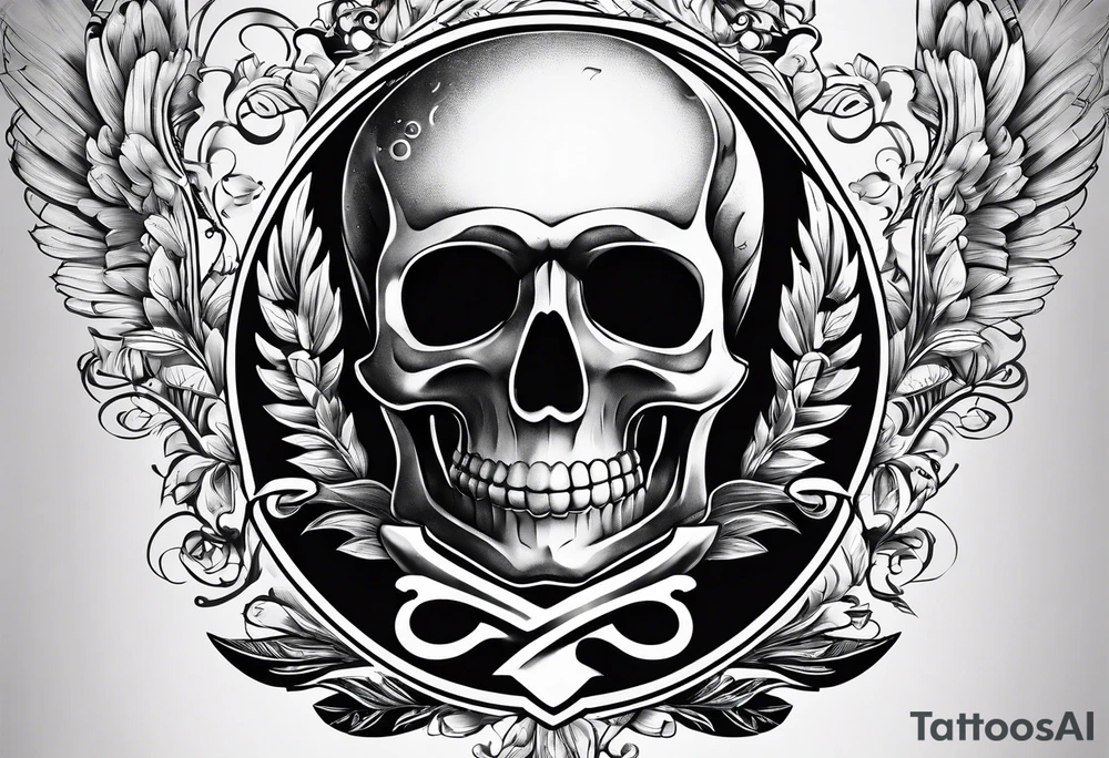 Simple skeleton key for him, incorporate the letter a tattoo idea